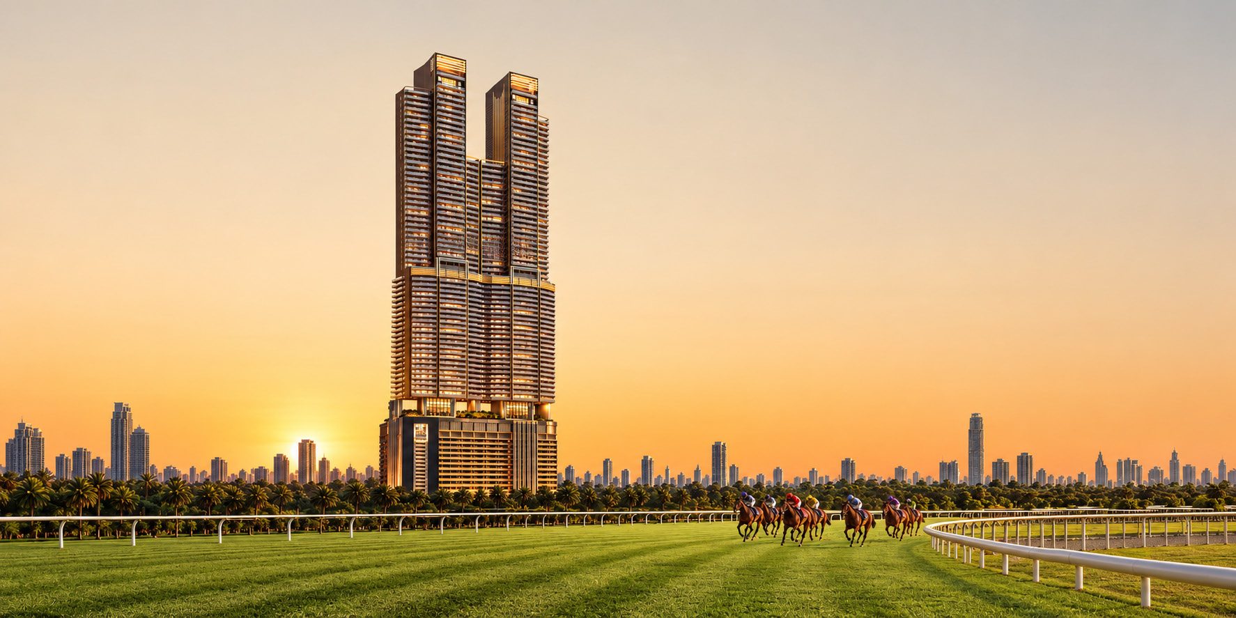 The Minerva tower commanding the Mahalaxmi skyline